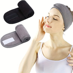 Women's Double Sided Cloth Headband Face Wash Head Bundle