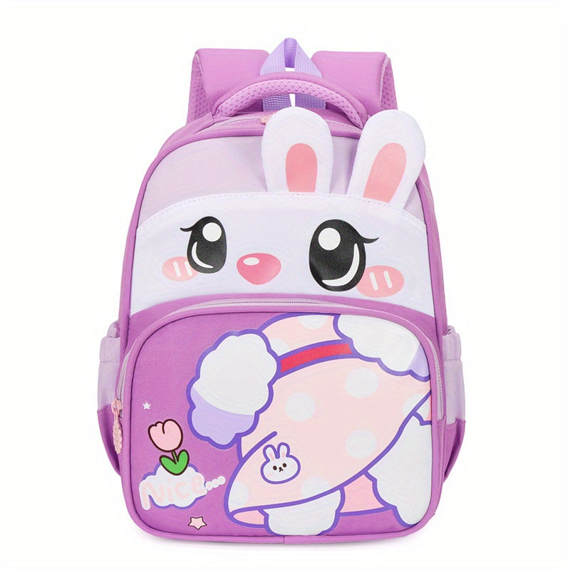 Kindergarten Cartoon Schoolbag Boys Girls Dinosaur Rabbit Backpack