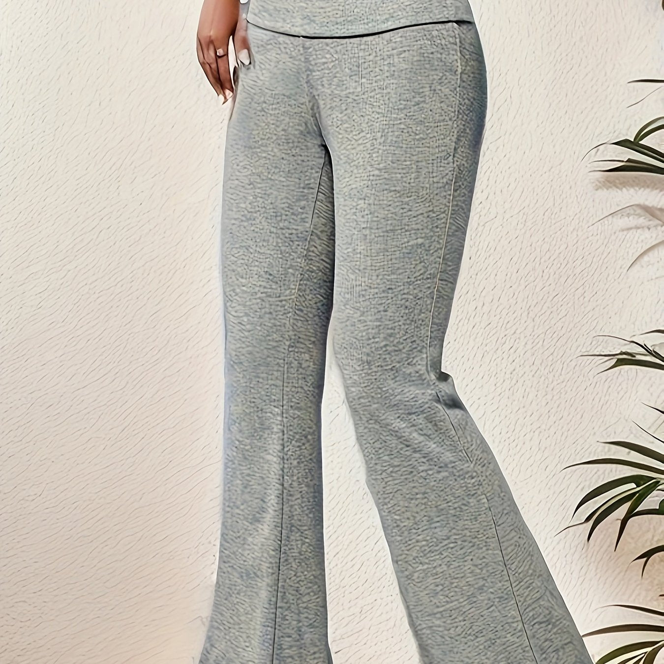  Women's High Rise Flared Leg Sports Pants