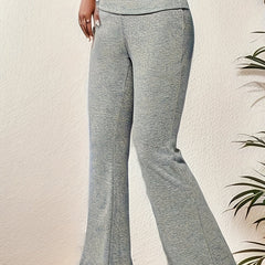  Women's High Rise Flared Leg Sports Pants