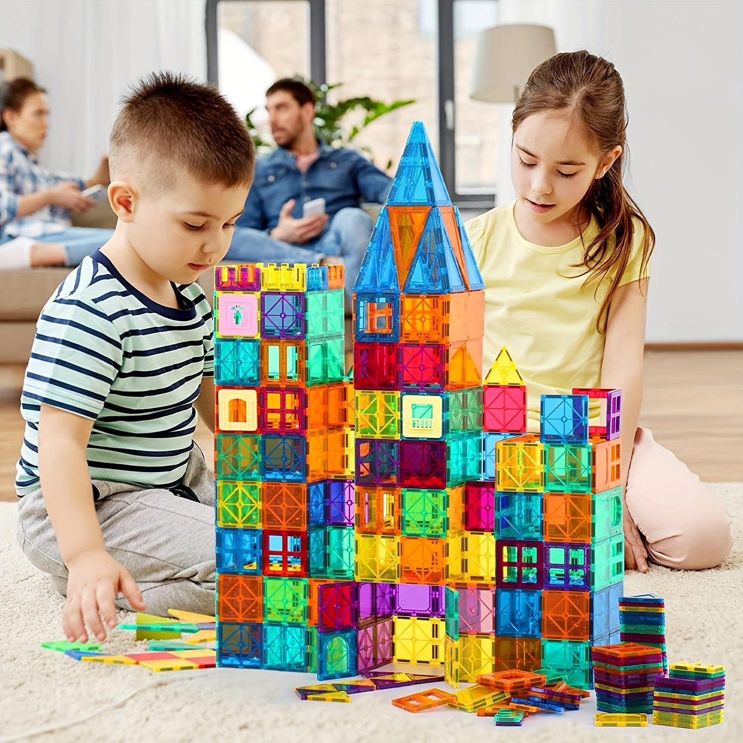 Magnetic Building Blocks DIY Magnets Construction Set