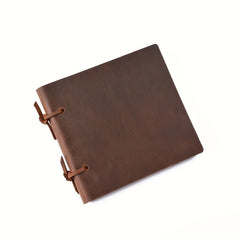 Handcrafted Cowhide Notebook Leather Tied Rope Notepad