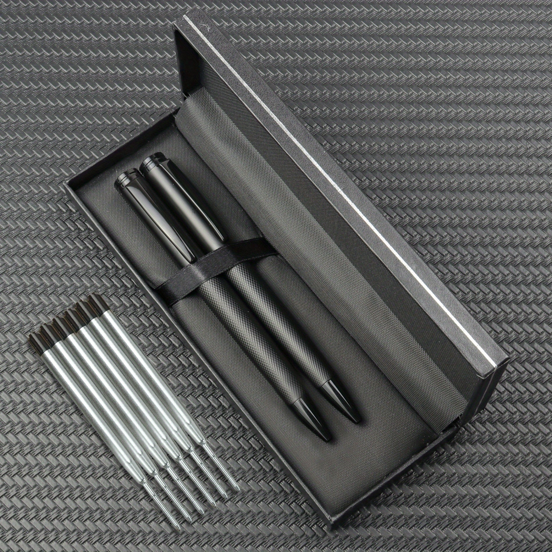 Metal Ballpoint Pen Texture with Refill for Business & Students
