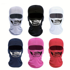 Shake Hands Print Balaclava Solid Ski Mask Windproof Neck Warmer Gaiter