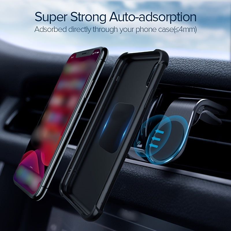 Magnetic Phone Holder for Car Secure Grip and Easy Viewing