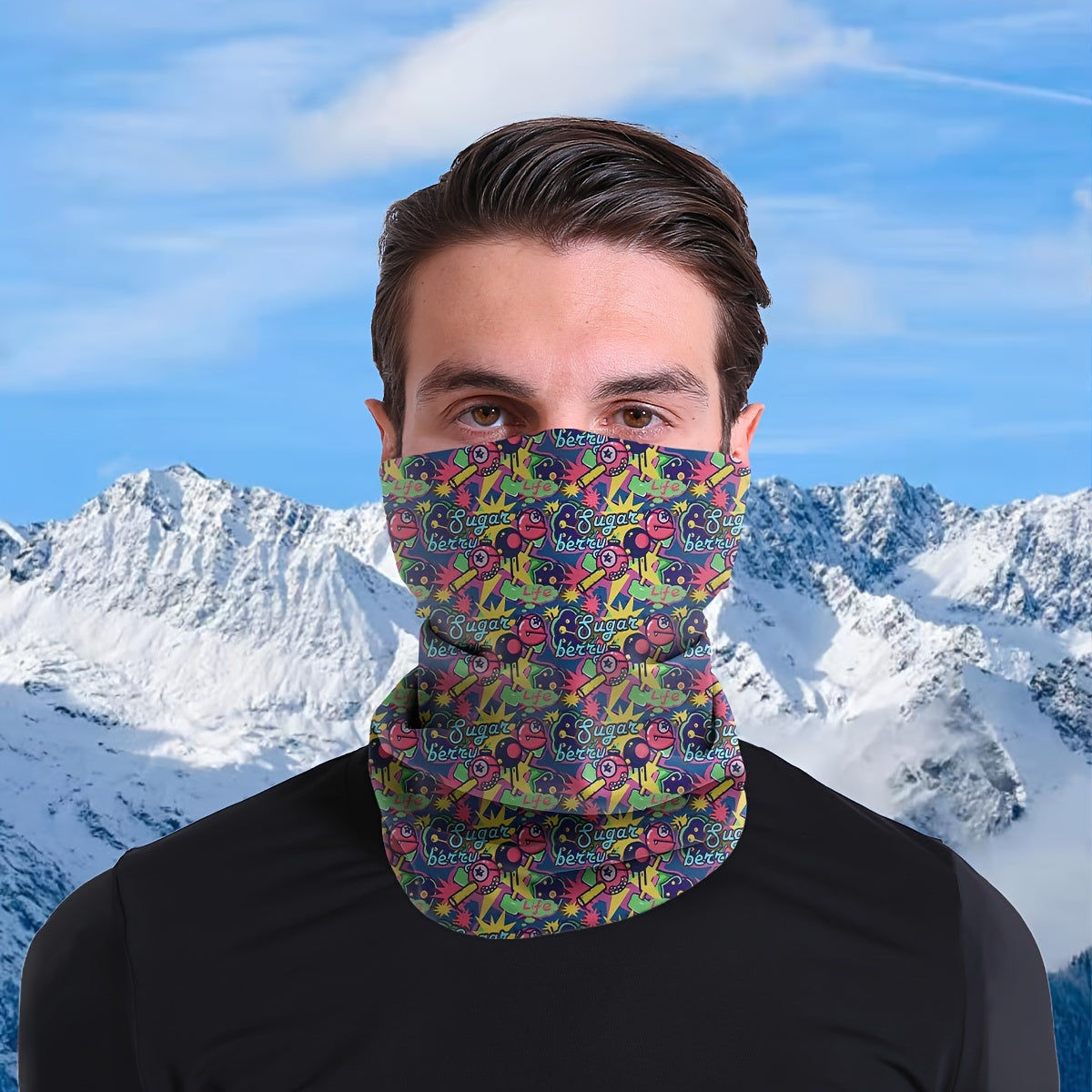 Breathable Neck Gaiter Face Mask Sun Protection