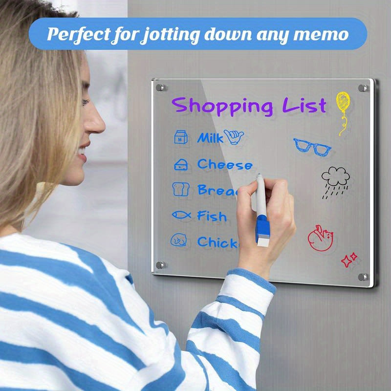 Acrylic Weekly Planner Board Magnetic Dry Erase