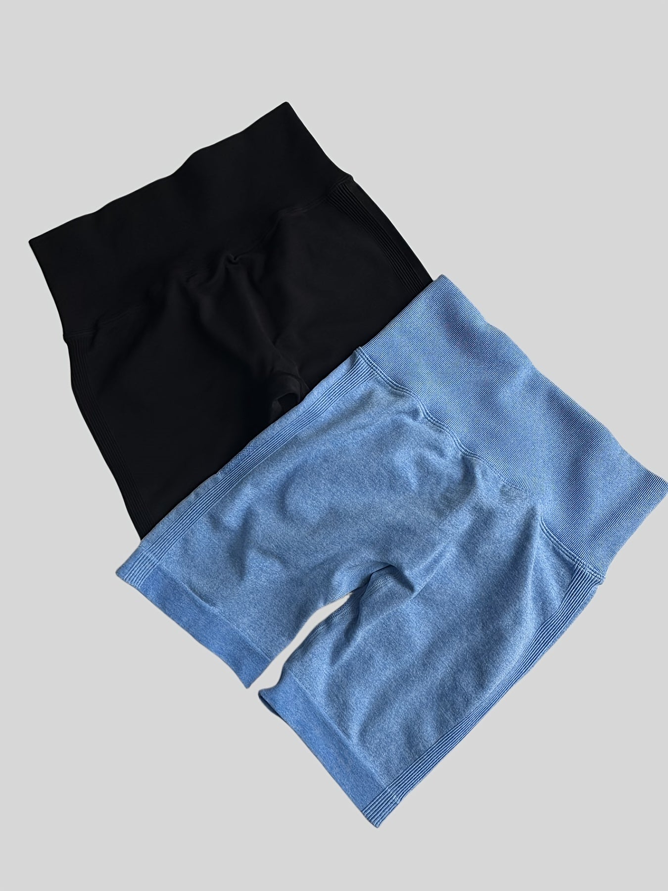 Hip Lifting Yoga Shorts Wide Waistband Biker Shorts Activewear