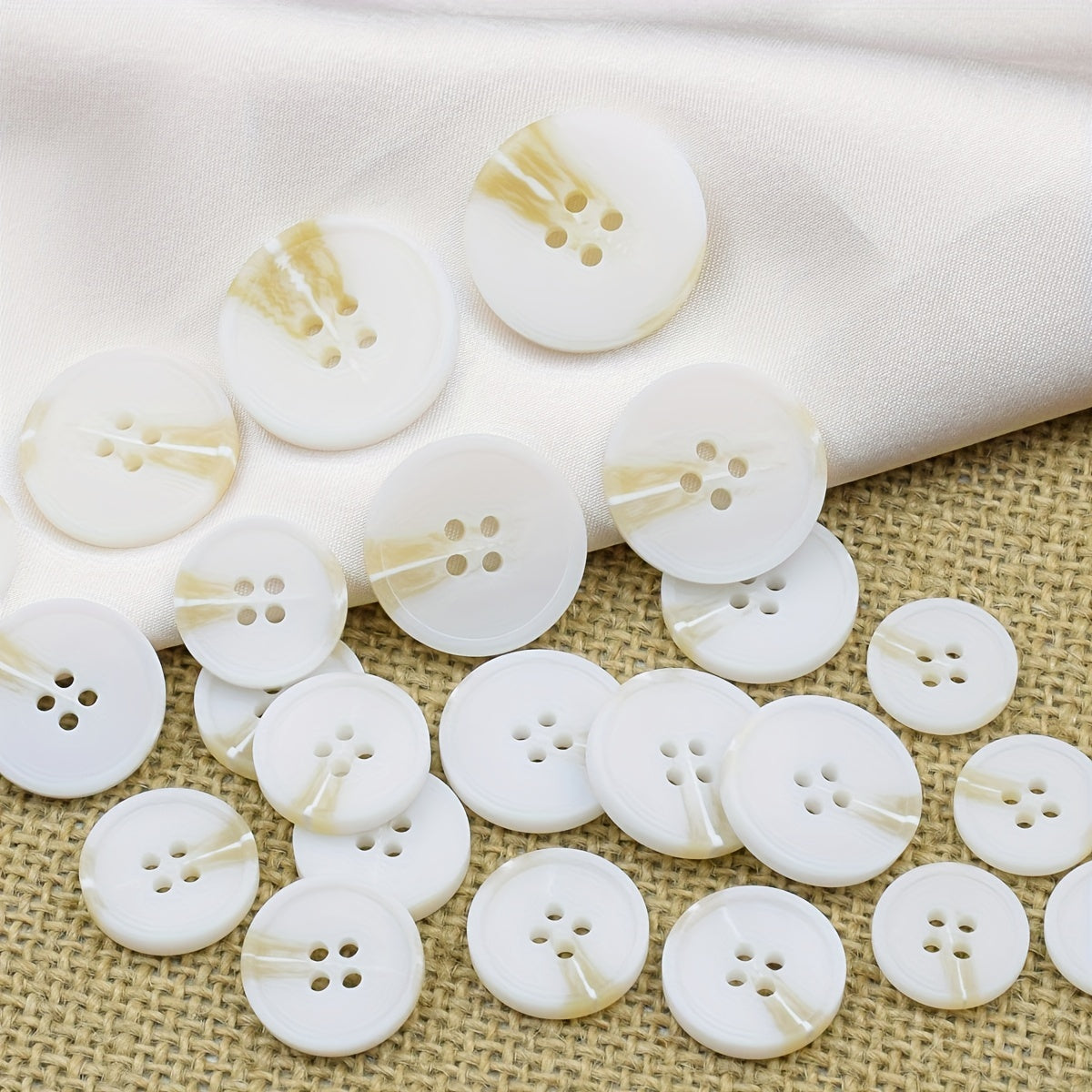 10PCS Resin and Horn Coat Suit Button Set