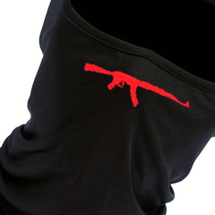 AK47 Print Mask Hood for Outdoor Riding Balaclava Hat