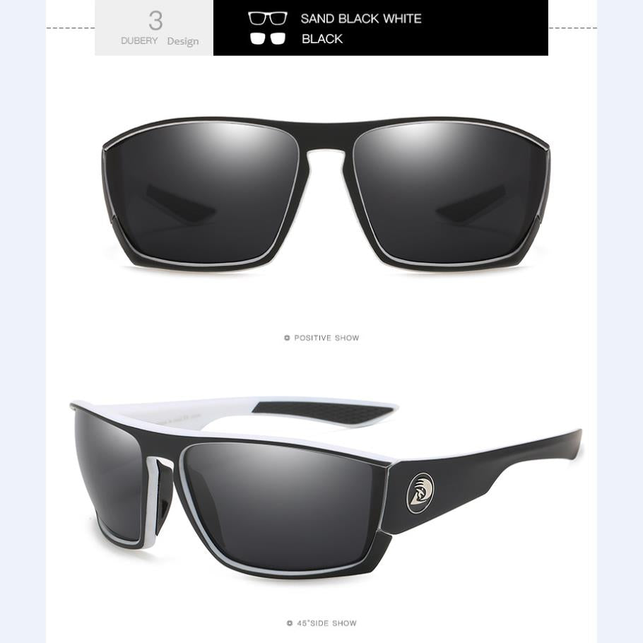 DUBERYU Large Frame Polarized Sports Sunglasses for Men