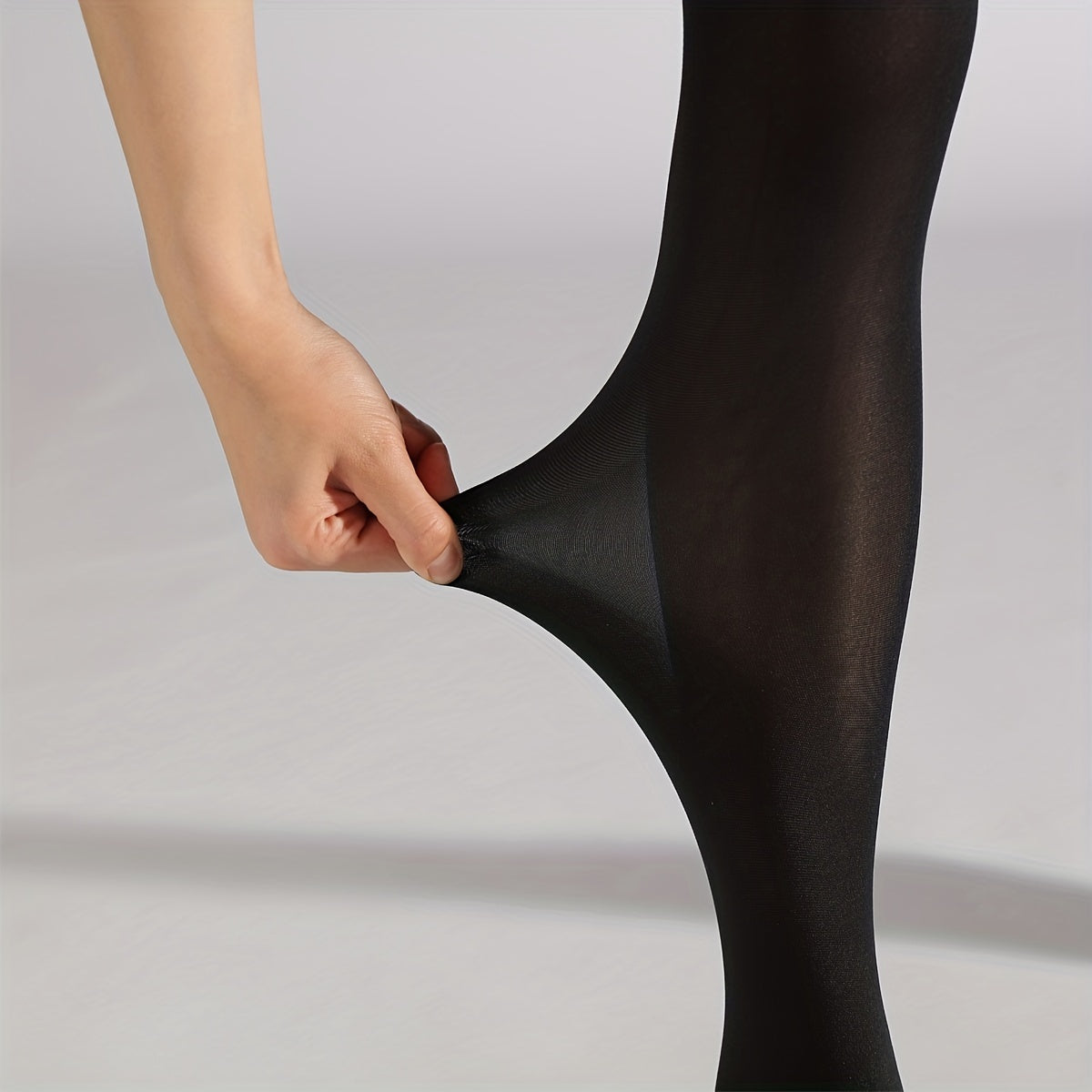 Criss Cross Pattern Pantyhose High Waist Slim Footed Stockings