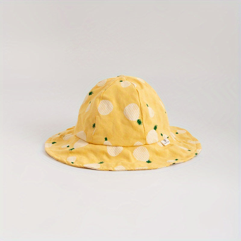 Unisex Baby Sunscreen Hat Fisherman Hat Children's Basin Hat Summer Sun Hat