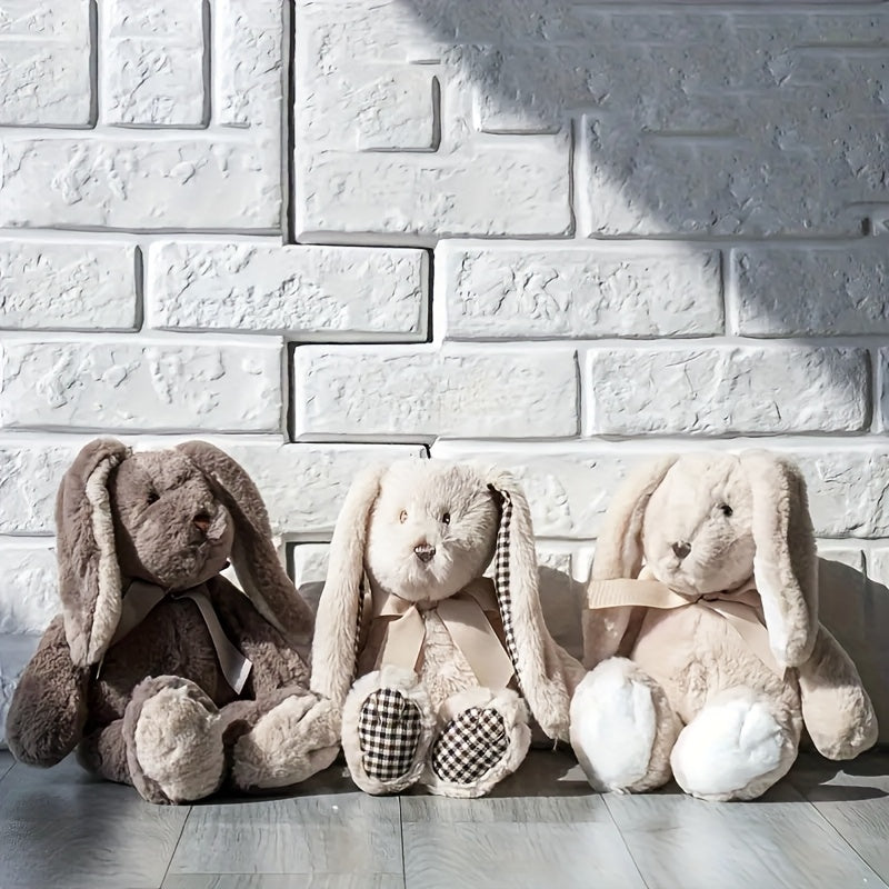 Long Eared Rabbit Plush Doll Easter Wearable Animal Rabbit Plush Doll