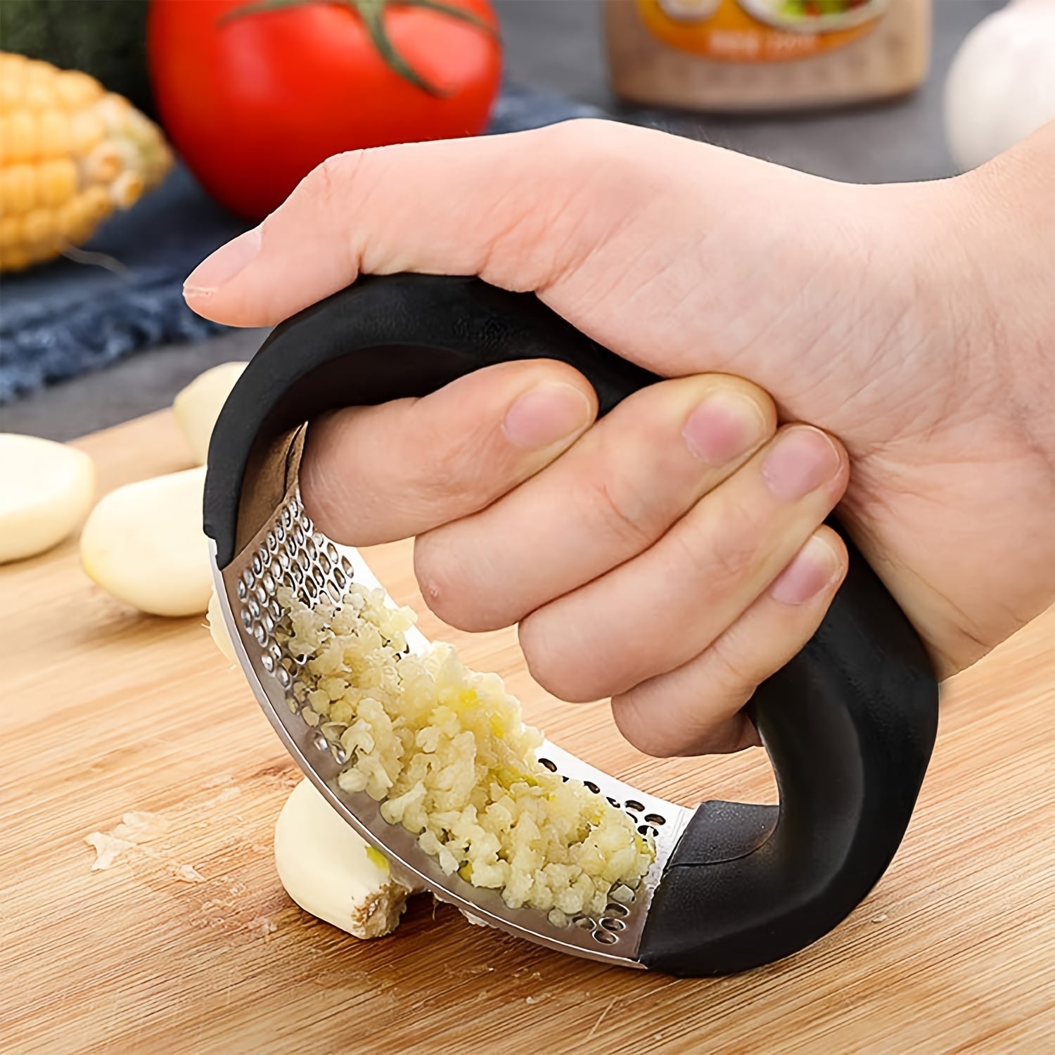 Stainless Steel Manual Garlic Masher
