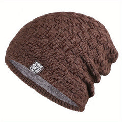 Soft Knitted Beanie Unisex Thicken Warm Knit Hat Lightweight Ear Protection