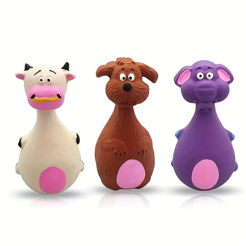 Pet Latex Toys Dog Toys Big Belly Cartoon Squeaky Toy For Dog Chew Toy Molar Toy