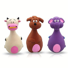 Pet Latex Toys Dog Toys Big Belly Cartoon Squeaky Toy For Dog Chew Toy Molar Toy