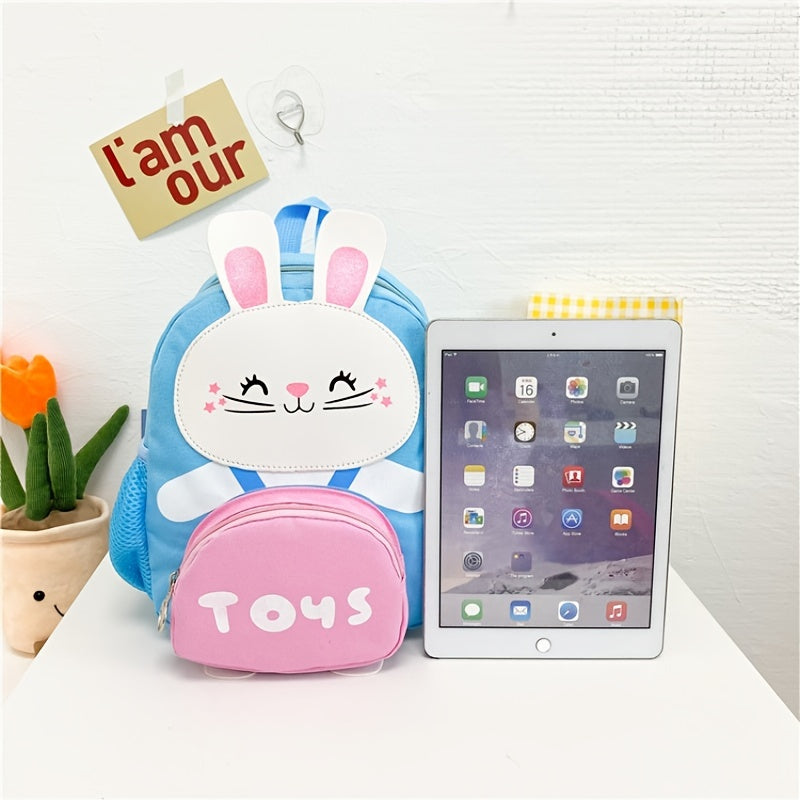 Kids Little Rabbit Backpack Large Capacity Kindergarten Schoolbag Waterproof