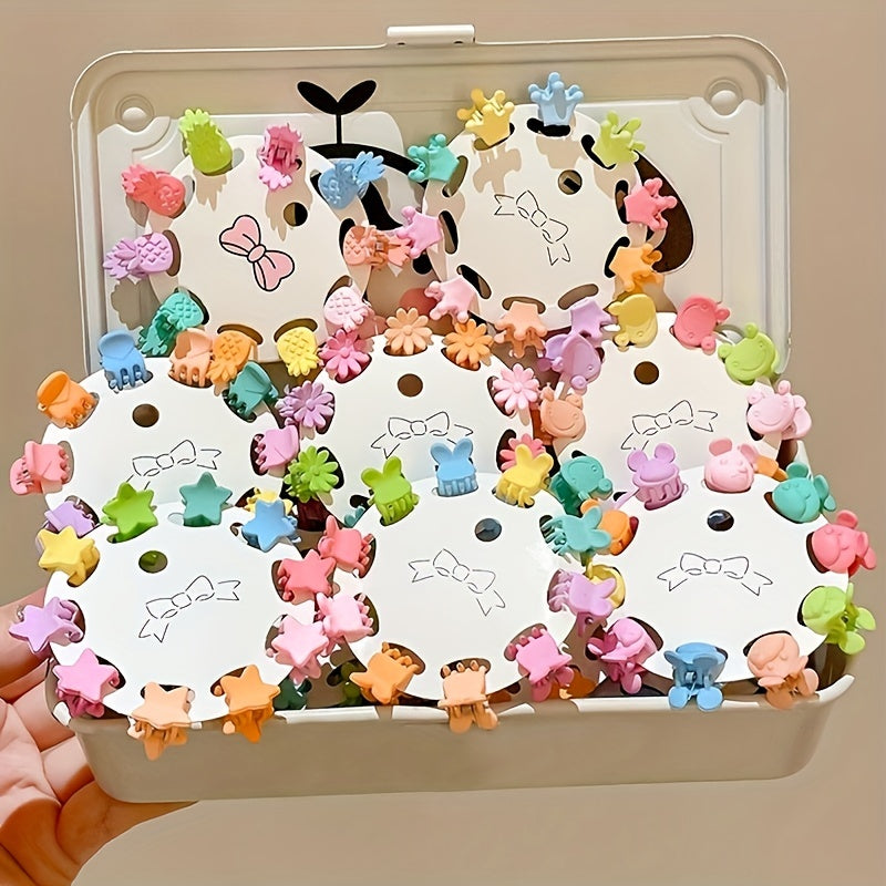 Candy Hair Accessories Pack - Random Solid Grab Clips