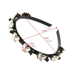 Double Layer Twist Plait Hair Bands With Clips for Women