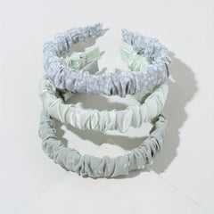 Green Floral Headband Boho Thin Hairband Vintage Style Hair Accessories