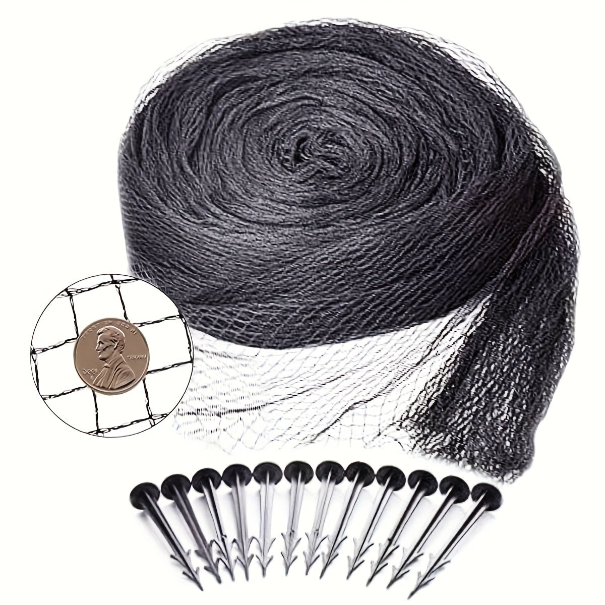 Heavy Duty Pond Net Kit 4.57x6.1m, Pool Protection Net, Skimmer Net