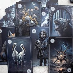 Moonlight Night Oracle Cards 44 Cards Playing Cards