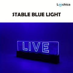 Live Signs Led Signs Signs For Wall Decor Live Sign For Studio Game Room Broadca