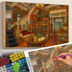 Book Lover Diamond Painting Kit - DIY Craft Set for Adults