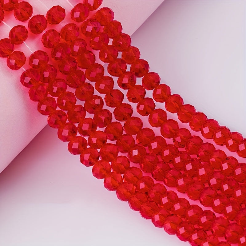 300pcs 4mm Round Crystal Glass Beads DIY Jewelry Making Supplies