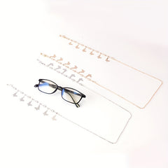 Metal Glasses Chain Butterfly Tassel Pendant Mask Glasses Accessories
