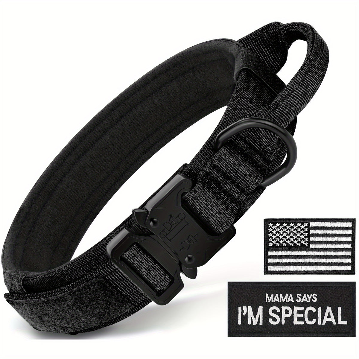 Taglory Strong Tactical Dog Collar with Handle