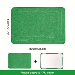1000pcs Foldable Felt Puzzle Board with 6 Trays