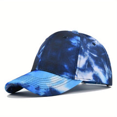 Tie Dye Baseball Cap Hat Sunshade Cap Men Women Sun Protection