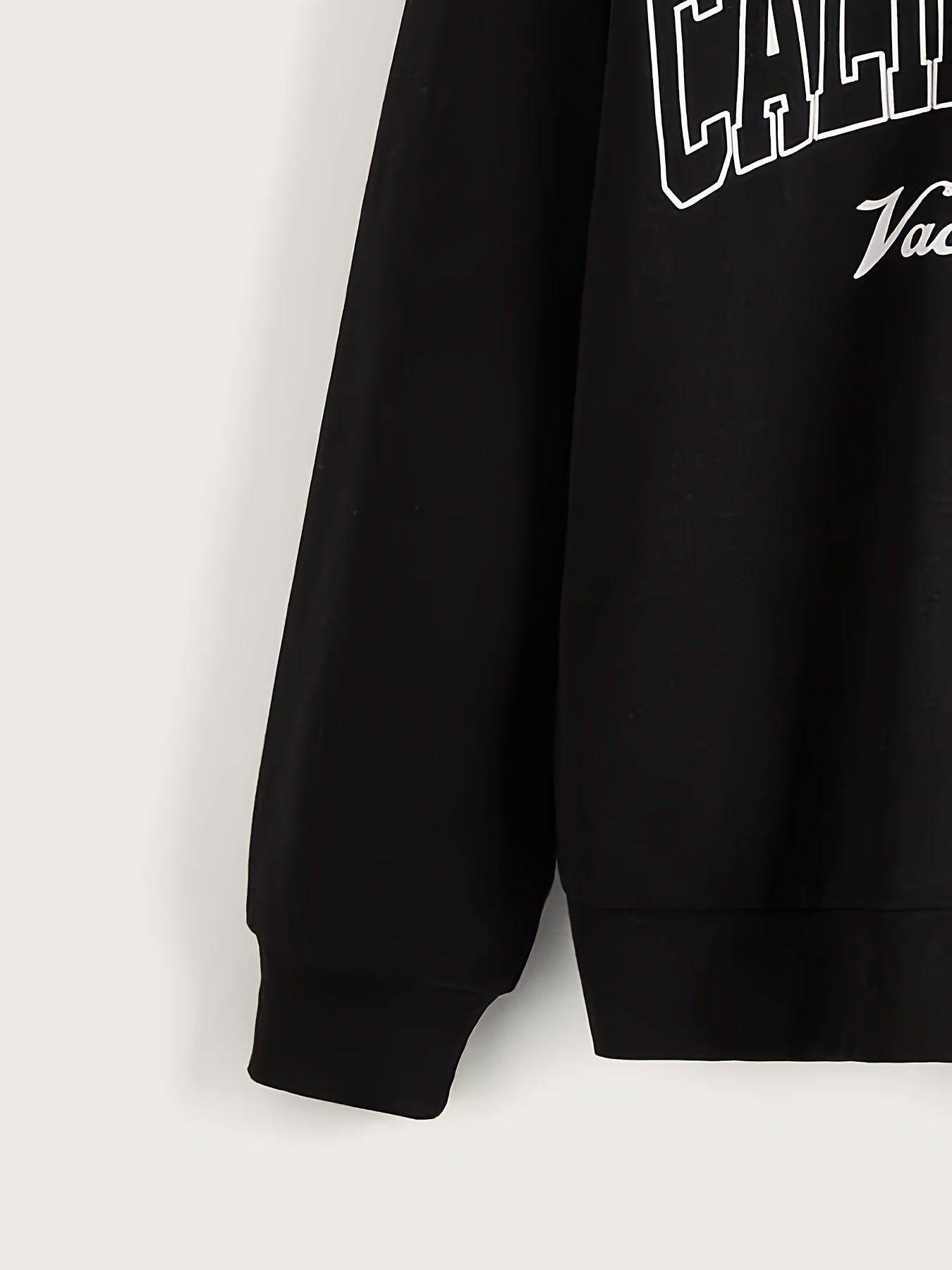 CALIFORNIA Boys Letter Print Pullover Sweatshirt