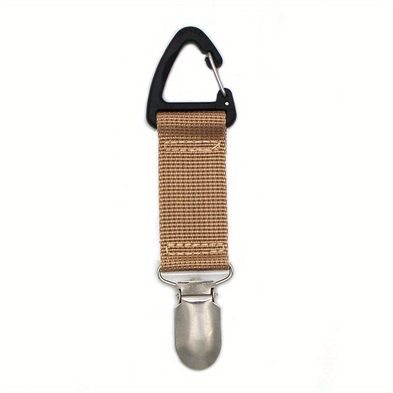 Nylon Hat Clip On Bag Holder for Backpack - Travel Hiking Camping