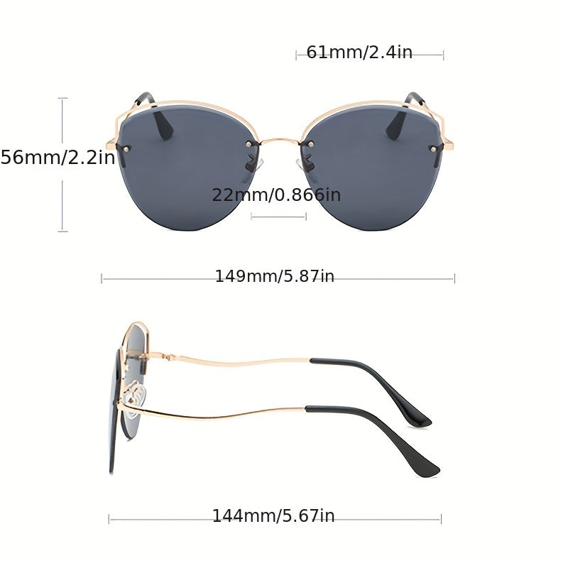 Ombre Round Sunglasses UV400 Sun Shades