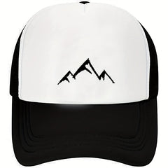 Mountain Dad Hat Soft Cotton Mesh Baseball Cap