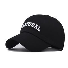 Lettered Embroidered Baseball Cap Adjustable Cotton Dad Hat Strapback Cap