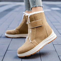 Warm Plush-Lined Snow Boots - Winter Outdoor Thermal Footwear