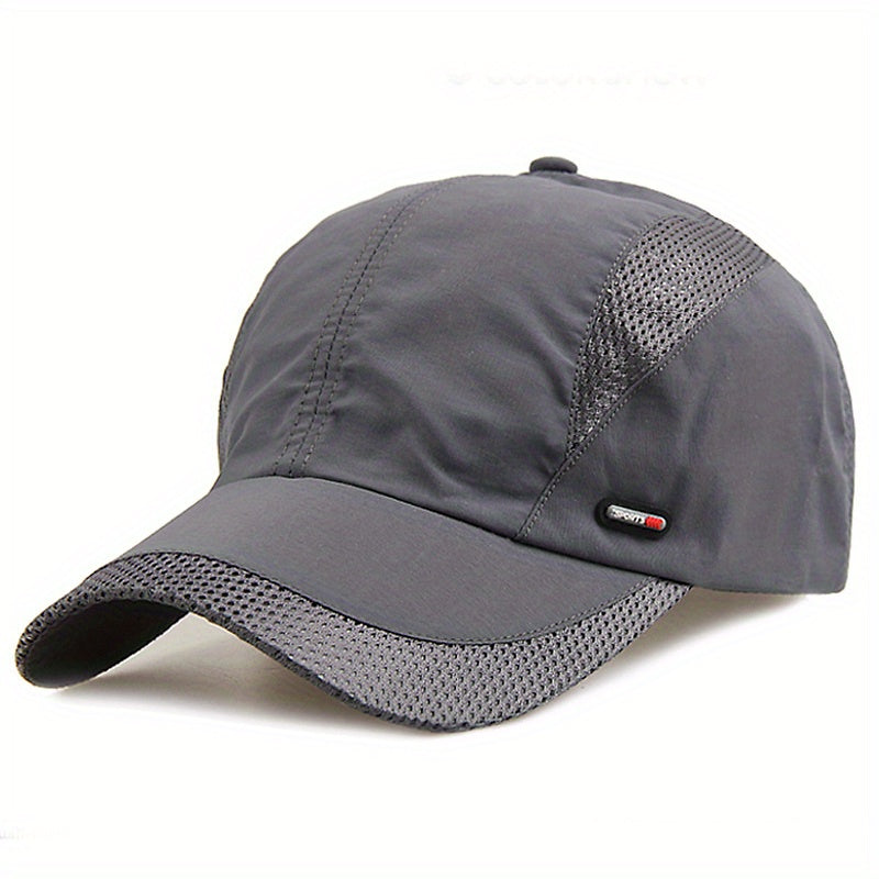 Mesh Sun Hat Quick Drying Baseball Cap for Men