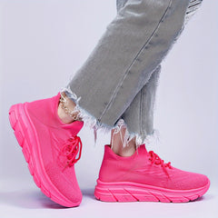 Women's Breathable Running Shoes Thick Bottom Athletic Sneakers