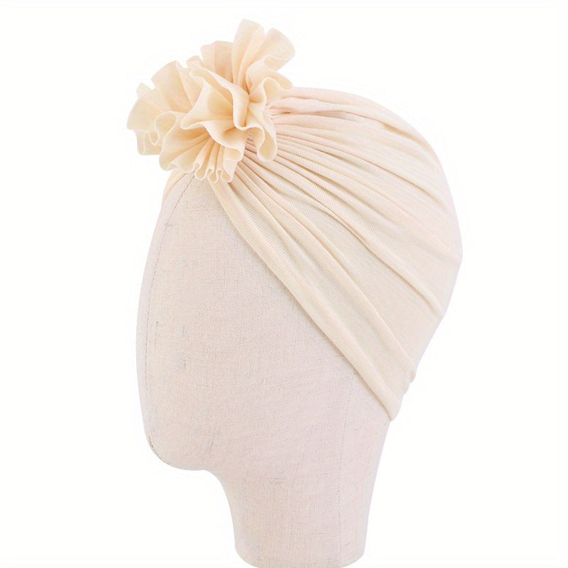 Flower Baby Hat Toddler Turban Infant Head Wraps Bonnet Beanie Cap