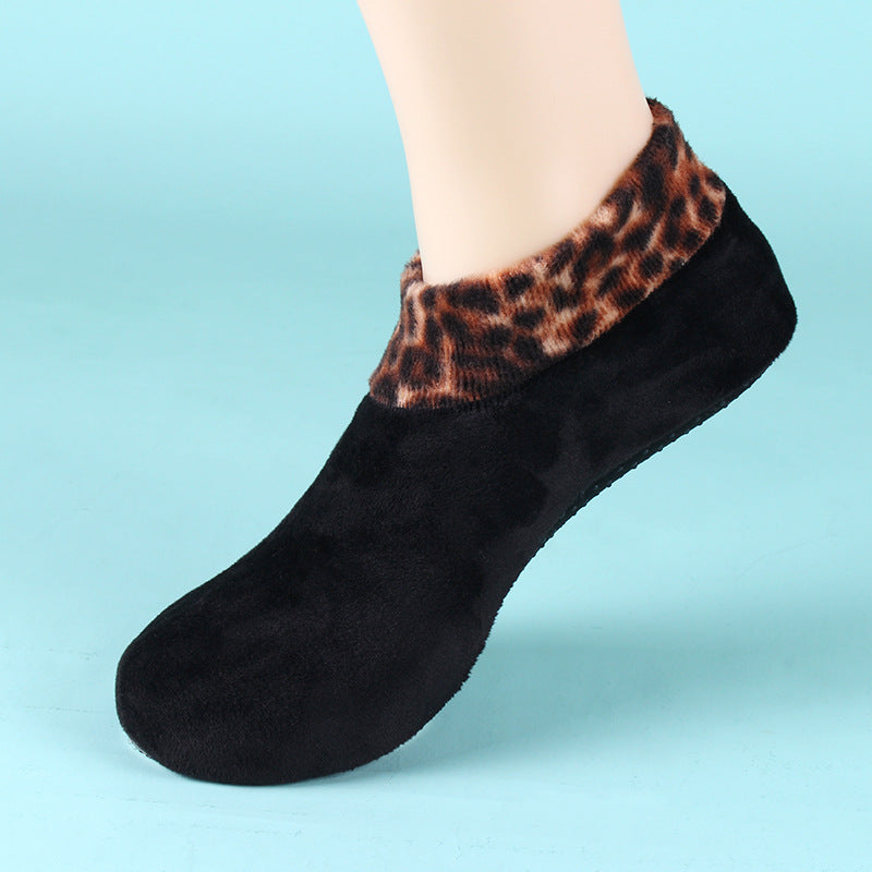 Coral Fleece Non-Slip Socks for Winter Sports