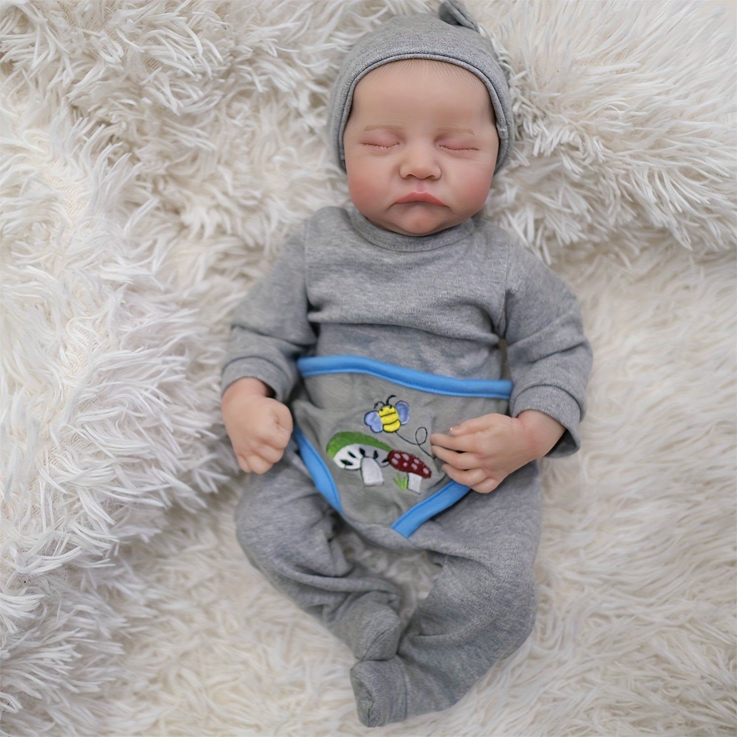 Levi Lovely Boy 48 Reborn Doll Realistic Skin Veins Hair Clothes Accessories