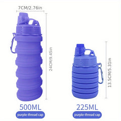 Outdoor Sports Silicone Foldable Water Cup for Mountaineering Cycling Travel