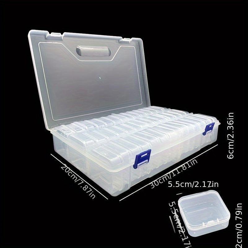 Plastic Storage Box 14 20 28 42 Grids Bead Storage Case