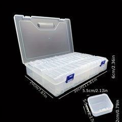 Plastic Storage Box 14 20 28 42 Grids Bead Storage Case