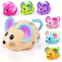 Random Wind up Mouse Toy Funny Animal Educational Toy for Kids Teens Adults